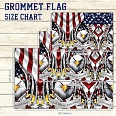 billiga 250:e årsjubileum-4 juli Utomhus Inomhus Med Öglor Patriotisk Flagga Självständighetsdagen Amerikansk Hus Gård Trädgårdsdekorationer Högtidsbanner Skylt
