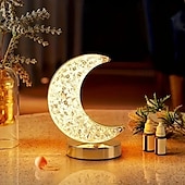 economico Lampade da tavolo-lampada da tavolo a led a forma di stella di cristallo dimmerabile ricaricabile touch dimmerabile luce notturna con 3 colori illuminazione camera da letto soggiorno natale decorazione della casa