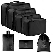cheap Luggage &amp; Travel Storage-Compression Packing Cubes Set for Travel, Luggage Storage and Organizer, Folding Toiletry and Clothes Organizer