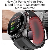 Χαμηλού Κόστους Smartwatch-S26 Έξυπνο Ρολόι 1.43 ίντσες Έξυπνο Ρολόι Bluetooth ECG+PPG Παρακολούθηση Θερμοκρασίας Πεδόμετρο Συμβατό με Android iOS Άνδρες Χωρίς Χέρια Κλήσεις Υπενθύμιση Μηνυμάτων 49mm Ρολόι