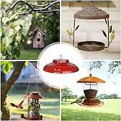 cheap Backyard Birding &amp; Wildlife-Bird Feeder Baffle, Rain Guard Bird Feeder Cone Squirrel Shield, Bird Feeder Protector, Hooked Squirrel Guard, Outdoor Squirrel Baffles for Bird Feeding Station