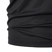 levne Pánské elitní polo-Pánské Pólo Práce ulice Klasický Krátký rukáv prázdniny Módní Pevná barva Proužky Knoflíky Stripe-Trim Léto Jaro Černá Bílá Světle šedá Pólo