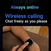 abordables Relojes inteligentes-696 HT31 Reloj inteligente 1.72 pulgada Smartwatch Reloj elegante Bluetooth Podómetro Recordatorio de Llamadas Seguimiento del Sueño Compatible con Android iOS Mujer Hombre Llamadas con Manos Libres