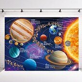 olcso Bolygó Szőttes-Bolygó Függő Gobelin Fali Művészet Univerzum Nagy Gobelin Freskó Dekoráció Fénykép Háttér Takaró Függöny Otthon Hálószoba Nappali Dekoráció