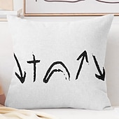 billige Ferieputetrekk-Påsk Jesus Dekorative Kasteputer Deksel 1PC Myk Firkantet Sofapute Trekk Putevar Soverom Stue Sofa Stol Svart Blå