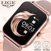 preiswerte Smartwatch-LIGE BW0903 Smartwatch Fitness Tracker Herzfrequenzmonitor Bluetooth Android iOS wasserdicht 1,96&quot;