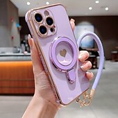 Недорогие Чехлы для iPhone-Чехол для iPhone 16e iPhone 16 Pro Max Plus iPhone 15 Pro Max Plus iPhone 14 13 12 11 Pro Max Plus Мини Защитный чехол с подставкой и ремешком ударопрочный Ретро TPU Покрытие