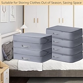 cheap Clothing &amp; Closet Storage-4 Pack Ultra Space Saving Self Compression Organizer Compression Bags for Storage,Ultra Space Saving Self Compression Organizer Bags,Sweater Organizer for Closet,Clothes Storage Bag