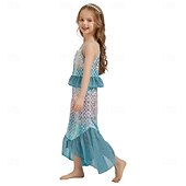 cheap Girls&#039; Costumes-The Little Mermaid Little Mermaid Princess Mermaid Dress Theme Party Costume Cosplay Movie Cosplay for Girls&#039; Kid&#039;s Carnival Masquerade Party Holiday