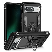 זול תיק טלפון אחר-טלפון מגן עבור גוגל Pixel 9 Pro Pixel 9 Pro XL Pixel 8 Pro Pixel 8 פיקסל 9 Pixel 7 Pixel 7 Pro Pixel 6 Pixel 6 Pro כיסוי אחורי מחזיק טבעת מגנטי עמיד בזעזועים רטרו TPU PC