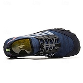 economico Sneakers Casual-scarpe da ginnastica da uomo a piedi nudi - rosso brillante, suola robusta, design senza lacci - perfette per escursioni e avventure all'aria aperta