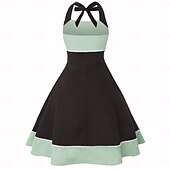 cheap Dresses-1950s Vintage Inspired Midi Dress A-Line Women&#039;s Adults&#039; Spring &amp; Summer