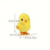 abordables Animaux en Peluche-jouet en peluche de simulation interactif - poulet/canard sauteur petit animal cadeau d&#039;anniversaire