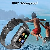 cheap Smartwatch-696 D37 Smart Watch 1.47 inch Smartwatch Fitness Running Watch Bluetooth ECG+PPG Pedometer Call Reminder Compatible with Android iOS Women Men Hands-Free Calls Message Reminder IP 67 44mm Watch Case