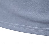 baratos Polo Elite Masculino-Homens Pólo Polo de malha Formal Trabalho Aberto para a Lateral Manga Curta Floral Botões Estampado Primavera Azul denim Branco Azul Marinha Verde cáqui Azul Claro Pólo