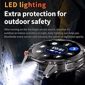 preiswerte Smartwatch-CF55 Smartwatch Herzfrequenz Schlafüberwachung Bluetooth Anruf LED Taschenlampe Informationspush Sportuhr