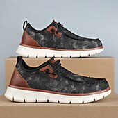 baratos Ténis para Homem-tênis masculino moderno slip-on, malha cinza com sola acolchoada, conforto leve para uso diário