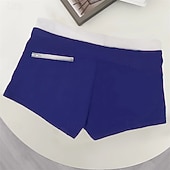 cheap Swim Trunks &amp; Board Shorts-Men's Swim Shorts Swim Trunks Patchwork Drawstring Quick Dry Comfortable Breathable Swimwear Bottoms Surfing Beach Water Sports Summer