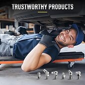 cheap Vehicle Repair Tools-60-Piece Premium Metric Grease Nipple Zerk Fitting Kit - Complete Assortment of M6 M8 M10 Sizes with 180 45 90 Angles for Efficient Grease Gun Lubrication - Durable Metal Construction Polished