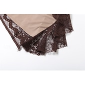abordables Bas-Rétro Vintage Médiéval Steampunk Jupe Pirate Dentelle A Volants Ourlet asymétrique Déguisement Femmes Halloween Carnaval Décontracté Quotidien LARP Foire de la Renaissance Adulte Jupe