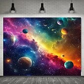 halpa Planeetta Kudelma-Planeetta Roikkuva Gobeliini Seinätaito Universumi Suuri Gobeliini Seinämaalaus Decor Valokuva Taustakuvana Peitto Verho Koti Makuuhuone Olohuone Koriste