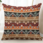 billiga boho stil-Mandala bohemisk dekorativ kuddöverdrag 1 styck mjukt fyrkantigt soffkuddcase kuddfodral för sovrum vardagsrum soffa stol