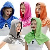 billiga Hemma kläder-Kylande hoodie handduk absorberande snabbtorkande kylhanddukar för nacke och ansikte UV-solskydd kylande nacke wraps sporthuvud kylhandduk varmt väder