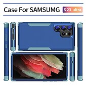 Недорогие Чехлы для Samsung-телефон Кейс для Назначение SSamsung Galaxy S24 S23 S22 S21 Ultra Plus A14 A54 А53 А33 A12 A32 A52 A13 S25 Кейс на заднюю панель Защита от удара Ретро ТПУ ПК