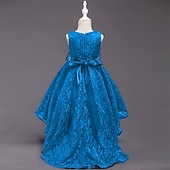 Дети Девочки Платье для вечеринки Сплошной цвет Без рукавов Выступление День рождения Красивый Милая Полиэстер Ассиметричное Платье для вечеринки Платье в стиле 50-х годов Платье A-силуэта Лето 4 Недорогие Платья для вечеринки-Дети Девочки Платье для вечеринки Сплошной цвет Без рукавов Выступление День рождения Красивый Милая Полиэстер Ассиметричное Платье для вечеринки Платье в стиле 50-х годов Платье A-силуэта Лето 4