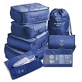 cheap Luggage &amp; Travel Storage-8-Piece Compression Packing Cubes Set for Travel, Luggage Organizer, Clothing and Accessories Sorting Storage Bags, Suitcase Organizing Set for Efficient Packing