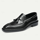 economico Mocassini in pelle premium-mocassini da uomo in vera pelle fatti a mano - scarpe eleganti con nappine marroni di prima qualità per il kentucky derby, occasioni formali e di lavoro