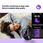 levne Chytré hodinky-696 Chytré hodinky Fitness Tracker ECG PPG Bluetooth Upozornění na hovor Android iOS IP67 44mm 1.96