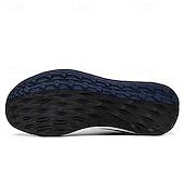 cheap Men&#039;s Golf Shoes-Men&#039;s Modern White Golf Shoes with Blue Detailing, Lace-Up Design, Breathable Upper, Perfect for Professional Golfers