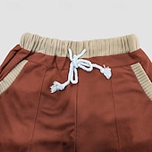 baratos Shorts de moletom-Homens calções atléticos Shorts de moletom Calção Shorts de verão Bolsos Com Cordão Cintura elástica Bloco de cor Conforto Respirável Curto Ao ar livre Esportes Clássico Casual Preto Azul