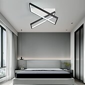 cheap Flush Mounts &amp; Semi Flush Mounts-Modern Ceiling Light LED Dimmable Stereo 2 Head 4 Head Square Ceiling Light with Remote Contr Living Rooms Dining Rooms  AC110V AC220V