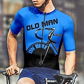 cheap Men&#039;s Jerseys-Men&#039;s Cycling Jersey Short Sleeve Bike Tee Tshirt Jersey with 3 Rear Pockets Mountain Bike MTB Breathable Quick Dry Anatomic Design Wicking Yellow Red Blue Sports Clothing Apparel