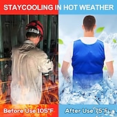 economico Protezione Solare-gilet refrigeranti gilet ghiaccio gilet uomo gilet anti-calore per l&#039;esterno in estate