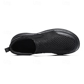 billiga Slip-ons och loafers till herrar-moderna slip-on-sneakers för män, grå mesh med elastisk slingring, snygga och bekväma urbana skor