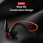 זול אוזניות ספורט-lenovo x7 ספורט וו אוזן אופנה אלחוטית חביון נמוך אוזניות הולכת אוויר אוזניות עצם אוזניות חיצוניות