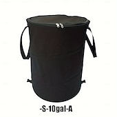 cheap Camping Accessories-Multi-Purpose Collapsible Trash Can, Waterproof and Durable, Ideal for Camping, Home, Yard, and Garden, Perfect for Toys, Clothes, and Leaf Storage