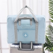 cheap Luggage &amp; Travel Storage-Weekender Bag Travel Duffel Bag with Shoe Compartment, Gym Bag with Wet Dry Separation for Women Men, Waterproof Foldable Travel Storage Bag with Handle, Trolley Bag for Luggage Organization