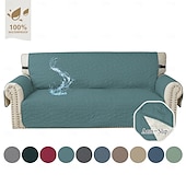 billige Sofa trekk-vanntett sofatrekk for pute sofatrekk for hunder vanntett møbelbeskyttertrekk med skumpinner elastiske stropper for kjæledyrkatt