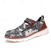 baratos Ténis para Homem-tênis masculino moderno slip-on, malha cinza com sola acolchoada, conforto leve para uso diário