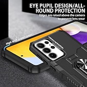 abordables Carcasas Samsung-Funda para teléfono para Samsung Galaxy S24 S23 S22 S21 Ultra Plus A55 A35 A25 A15 5G A34 A54 A73 A53 A33 A23 A13 A72 A52 A32 A22 A12 Cubierta trasera soporte magnético a prueba de golpes retro PC