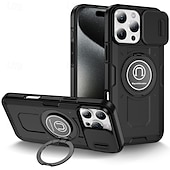 ieftine Carcase iPhone-Husă pentru iPhone 16 Pro Max Plus iPhone 15 Pro Max Plus iPhone 14 13 12 11 Pro Max Plus capac din spate cu suport rezistentă la șocuri retro TPU PC