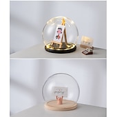 Недорогие Декоративные огни-Круглый Без шнура Переключение режимов Простой Аккумуляторы AAA 1шт