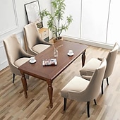 levne Potah na jídelní židli-1ks strečové voděodolné potahy na židle wingback slipcover - opakovaně použitelný potah chrániče na křeslo, pratelné potahy na jídelní židle chrániče do jídelny