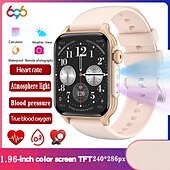 Χαμηλού Κόστους Smartwatch-696 P6 Εξυπνο ρολόι 1.96 inch Έξυπνο ρολόι Bluetooth ΗΚΓ + PPG Βηματόμετρο Υπενθύμιση Κλήσης Συμβατό με Android iOS Γυναικεία Άντρες Κλήσεις Hands-Free Υπενθύμιση Μηνύματος IP 67 Θήκη ρολογιού 40mm