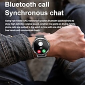 levne Chytré hodinky-696 K69 Chytré hodinky 1.75 inch Inteligentní hodinky Bluetooth Záznamník hovorů Měřič spánku Monitor srdečního tepu Kompatibilní s Android iOS Dámské Muži Hands free hovory Záznamník zpráv IPX-0