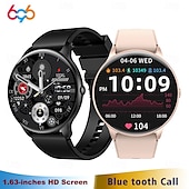 cheap Smartwatch-696 HDT6MAX Smart Watch 1.63 inch Smartwatch Fitness Running Watch Bluetooth ECG+PPG Pedometer Call Reminder Compatible with Android iOS Women Men Hands-Free Calls Message Reminder IP 67 47mm Watch